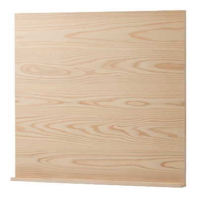 国産杉使用 シェルビング用木製ホワイトボード W650-株式会社井上金庫製作所