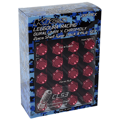 LEGGDURA RACING Shell Type Lock & Nut Set M12 x P1.5 (CL53)-協永産業株式会社