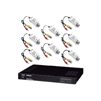 AHD ワンケーブルカメラシステム 重畳電源装置 AHD 8CH 長距離電源重畳装置 伝送装置 SC-MVCP1008-株式会社アルタクラッセ