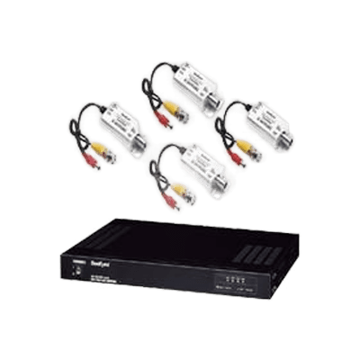 AHD ワンケーブルカメラシステム 重畳電源装置 AHD 4CH 長距離電源重畳装置 伝送装置 SC-MVCP1004-株式会社アルタクラッセ