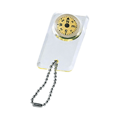 アクセサリーとしてカバンなどに付けられるタッグ型 オイル式コンパス C15-24 オレンジ-株式会社ビクセン