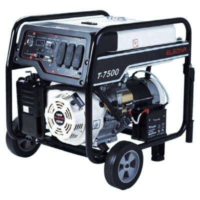 LPガス&ガソリン可搬型発電機 ELSONA T-7500-ビス株式会社