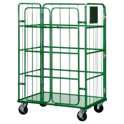 ラスティパレット KB-5 (カゴ車) 観音扉タイプ-秋田成幸産業株式会社