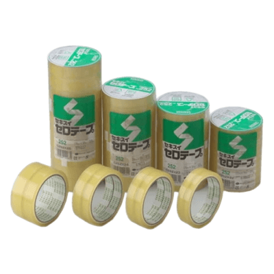 セキスイ セロハンテープ No.252 12mm×50m 透明 300巻入-秋田成幸産業株式会社