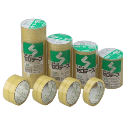 セキスイ セロハンテープ No.252 15mm×50m 透明 200巻入-秋田成幸産業株式会社