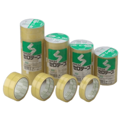セキスイ セロハンテープ No.252 18mm×35m 透明 200巻入-秋田成幸産業株式会社