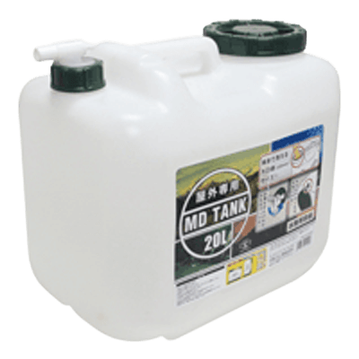 MDタンク (20L) コック付-土井金属化成株式会社