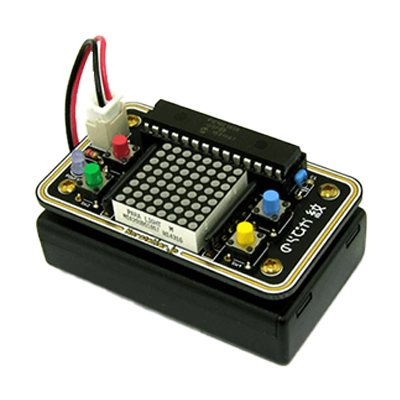 実用・教材・工作キット 電子工作 表示器 ロボット工房のらとりえ 電子工作キット版 電子箱庭『のらぴか 紋-mon-』-共立電子産業株式会社