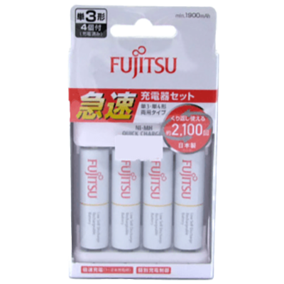 モジュール・完成品 電源 充電器 ニッケル水素電池専用 急速充電器セット (充電器/ニッケル水素電池 単3形4本セット)-共立電子産業株式会社