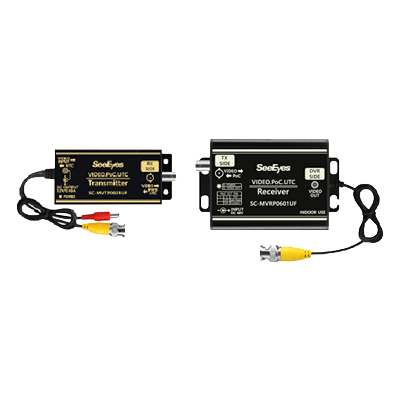 AHD/TVI電源重畳装置 SC-MVCP0601UF (1チャンネル送信機)-ユニモテクノロジー株式会社