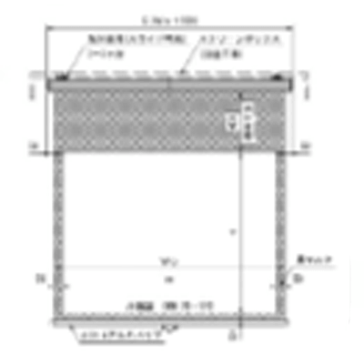スクリーン・テレビハンガー ケース入りスプリング巻上スクリーン 16：10フォーマット-株式会社西口校具製作所