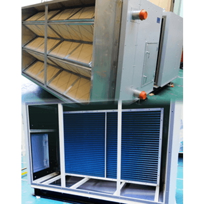 熱交換器 空調機 AHU製作 空調機用コイル製作 空調機のリフォームシステム-勝川熱工株式会社