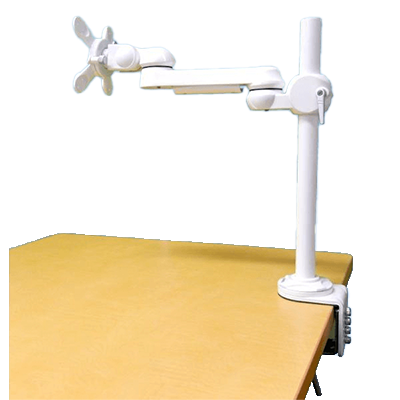 水平多関節アーム 1画面クランプ固定タイプ LA-51SCシリーズ LA-51SC-6Q-WH　モダンソリッド（MODERNSOLID）-株式会社ウィンテクノ