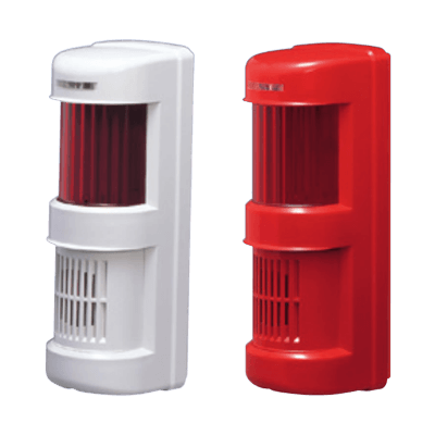 保安用システム機器 ワイヤレス受信機 サイレン・フラッシュ付き受信機 (4周波切替対応型) RXF-竹中電子工業株式会社