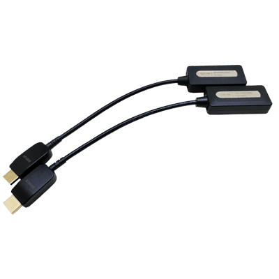 光ファイバー延長器 8K/4K HDMI ケーブル付コネクタ型-エバ電子株式会社