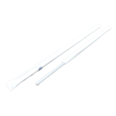 飲料用ストロー 輸入ストロー アイスコ―ヒー用 4.5mm×18cm ストレート 紙包装-シバセ工業株式会社