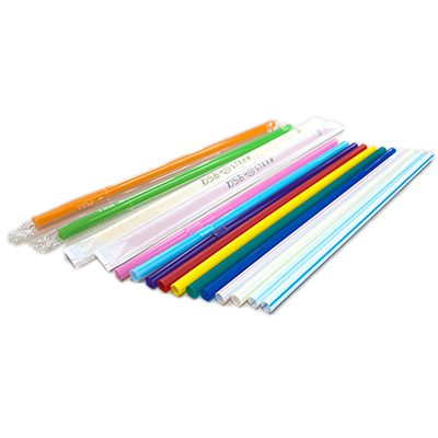 飲料用ストロー ジュース用ストロー 6mm×21cm-シバセ工業株式会社