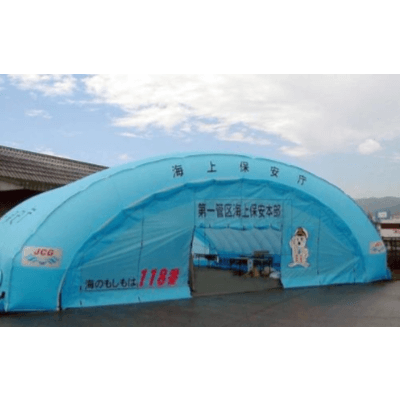防災用エアーテント (2)-株式会社丸八テント商会