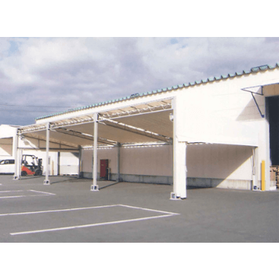 荷捌き用テント (3)-株式会社丸八テント商会