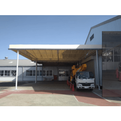 荷捌き用テント (15)-株式会社丸八テント商会