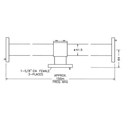アンテナ・バラン選択表 VHF/UHF BAND ANTENNAS WIRELESS LAN 無線LAN用 CPS395-x (分配器)-クリエートデザイン株式会社
