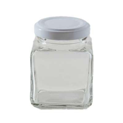 ジャムびん (ツイストキャップ) 50角ツイスト 96本入-株式会社井上硝子