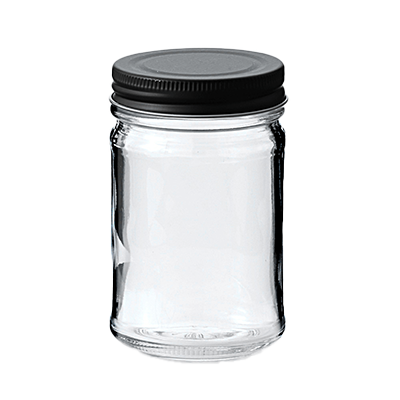 広口びん (スクリューキャップ) H-145 70本入-株式会社井上硝子