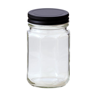 広口びん (スクリューキャップ) H-360 (八角) 28本入-株式会社井上硝子