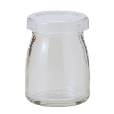 スイーツ・ファンシーびん プリン100 105本入-株式会社井上硝子