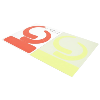 墜落制止用器具関係 (ハーネス、ランヤード、安全帯関係) フック用シールオレンジ / イエロー-金井産業株式会社