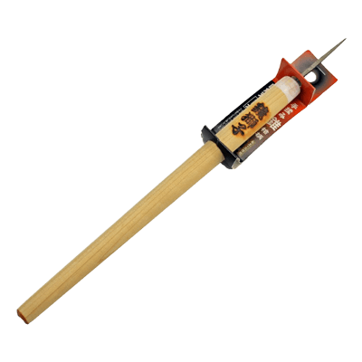 切断、穴あけ関係 鏡獅子 手揉み錐 桧柄 四角刃 大-金井産業株式会社