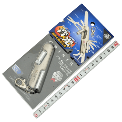 切断、穴あけ関係 マルチツール LED&ホイッスル付多機能ツールL CS-06-金井産業株式会社