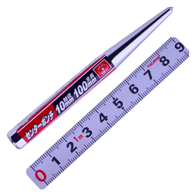 位置出し、締め具関係 ヨセポンチ・アンカーボルト抜き センターポンチ 10x100-金井産業株式会社