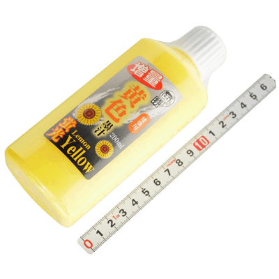 マーカー、ペン関係 蛍光黄色墨汁 200ml #13442-金井産業株式会社