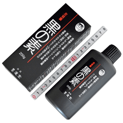 マーカー、ペン関係 墨汁 左官墨 黒の素 200g 13513-金井産業株式会社