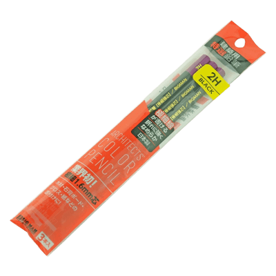マーカー、ペン関係 建築用特選鉛筆 3本入 2H-金井産業株式会社