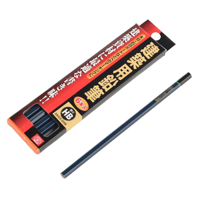 マーカー、ペン関係 建築用鉛筆 6本入 HB-金井産業株式会社