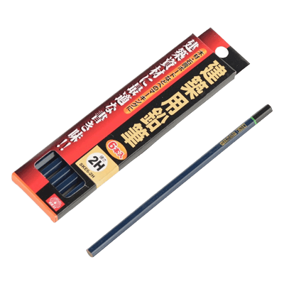 マーカー、ペン関係 建築用鉛筆 6本入 2H-金井産業株式会社