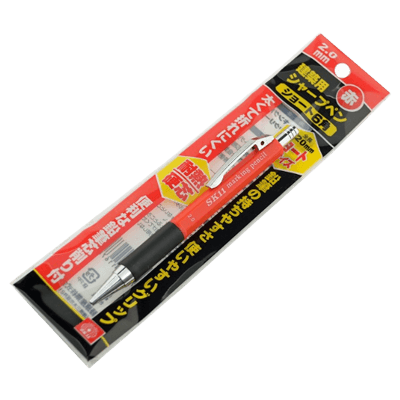 マーカー、ペン関係 建築用シャーペン ショート6角 赤-金井産業株式会社