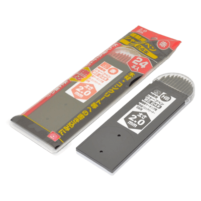 マーカー、ペン関係 建築用シャーペン 3連発 6角 替芯-金井産業株式会社