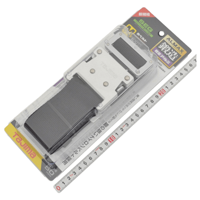 墜落制止用器具関係 (ハーネス、ランヤード、安全帯関係) 胴ベルト アルミ ワンタッチバックル BWM125-BK-金井産業株式会社