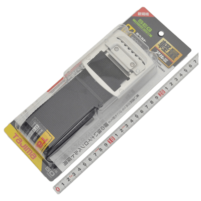 墜落制止用器具関係 (ハーネス、ランヤード、安全帯関係) 胴ベルト アルミ ワンフィンガーバックル BAM125-BK-金井産業株式会社