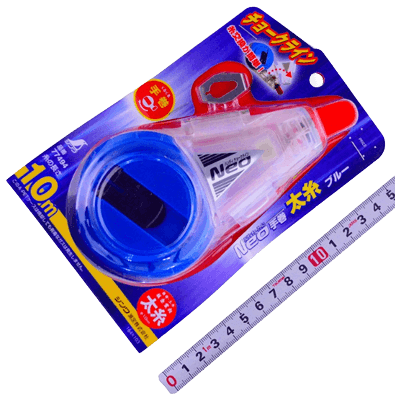 測位、測量関係 チョークラインNeo手巻 太糸 ブルー #77494-金井産業株式会社
