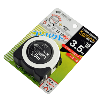 測位、測量関係 コンベックス KANDANロック ポケマグ LCPM-1635KD-金井産業株式会社