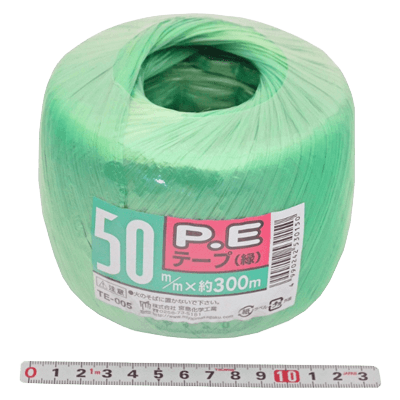 測位、測量関係 P.Eテープ (緑) 50x300 TE-005-金井産業株式会社