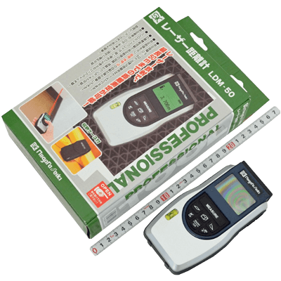 測位、測量関係 レーザー水平器 レーザー距離計 LDM-50-金井産業株式会社