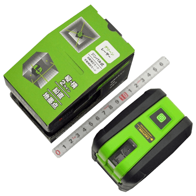 測位、測量関係 レーザー水平器 レーザー墨出し器 PLL-P112G-金井産業株式会社