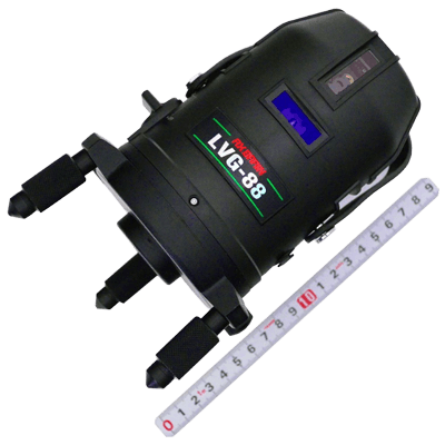 測位、測量関係 レーザー水平器 高輝度 グリーンレーザー墨出器 LVG-88-金井産業株式会社
