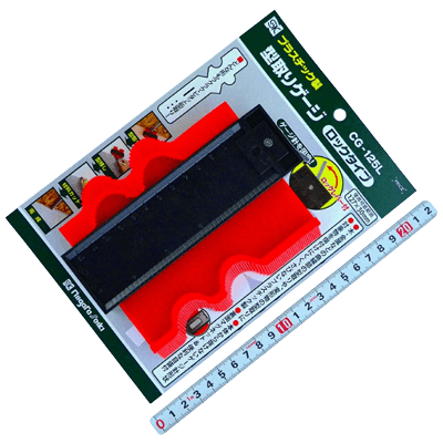 作業補助、補修関係 作業補助用品 プラスチック製 型取りゲージ CG-125L-金井産業株式会社