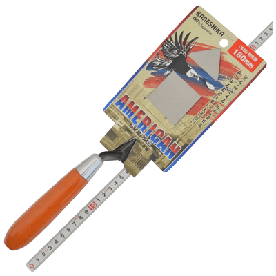 塗り、慣らし関係 左官用品 メリケン鏝 本焼 180mm 剣先-金井産業株式会社